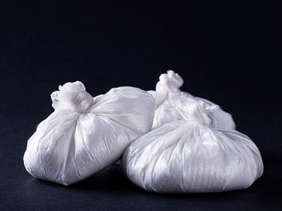 bags of white powder