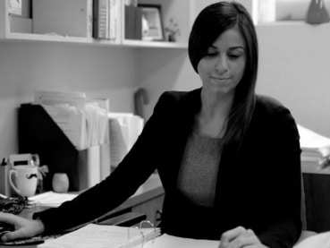 Jasmine Pisasale - Criminal Lawyer in law firm office